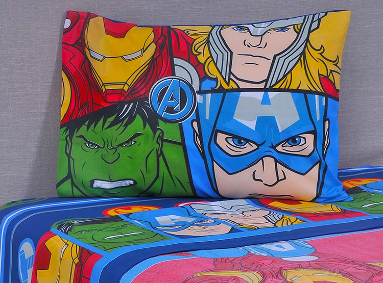 Juego Sabanas Infantiles 1,5 con Diseño Avengers Marvel