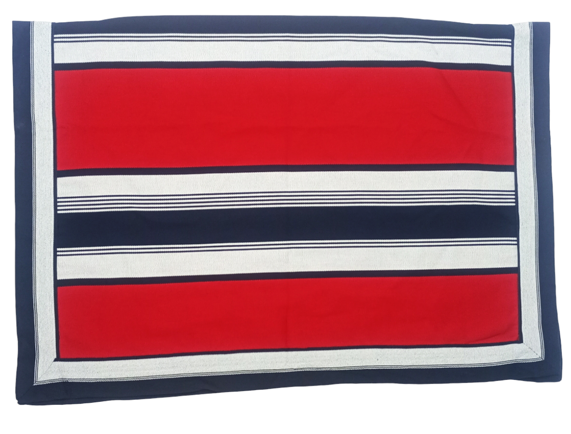 Manta Huaso Tricolor 130 x 90 Baile Cueca Poncho Juvenil Estatura 150 a 175