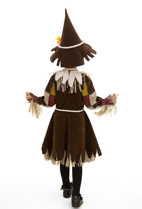 Disfraz Niña Espanta Pajaros Halloween Fiestas Eventos Oferta Tallas 4 a 14