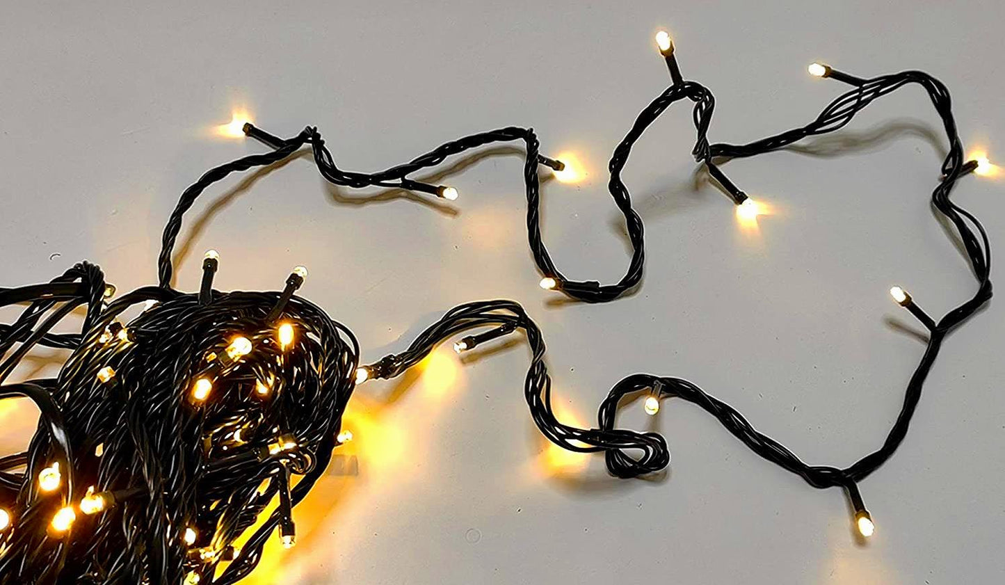 Luces Led Arbol Pascua Navidad 1000 Led Calido Mts Boda Eventos