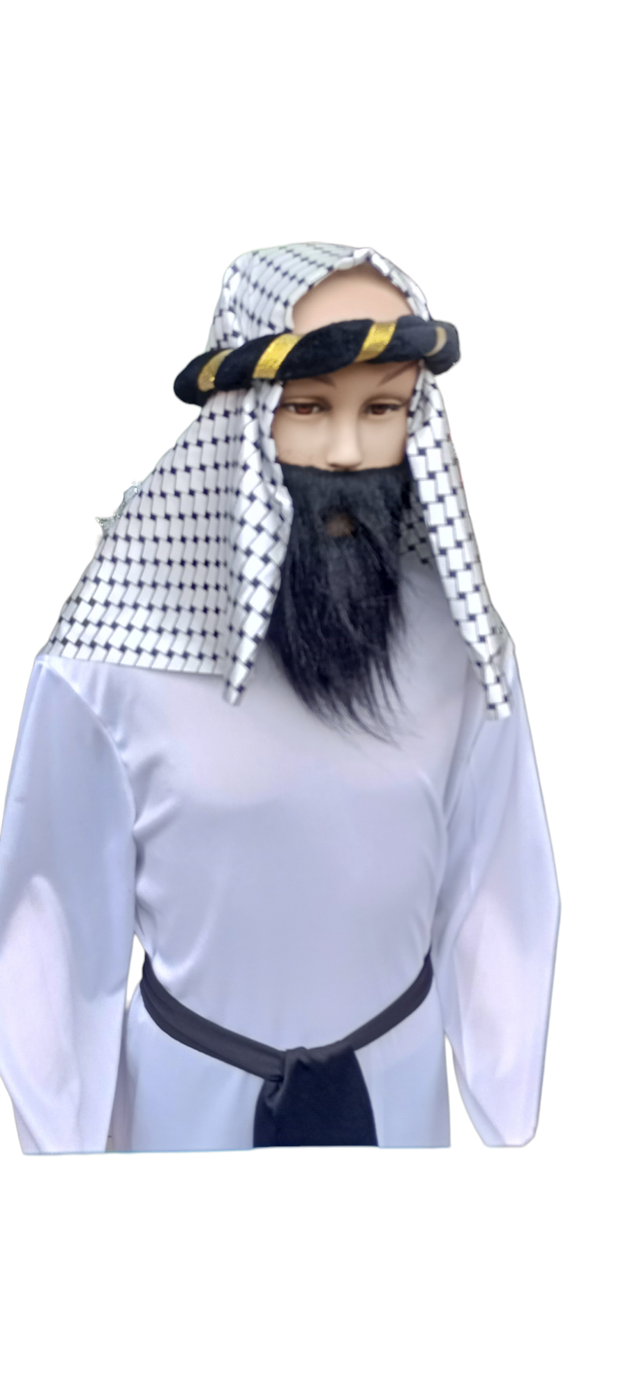 Disfraz Jeque Arabe Pañuelo Niños Halloween Fiestas Eventos Tallas 4 Al 14 Oferta