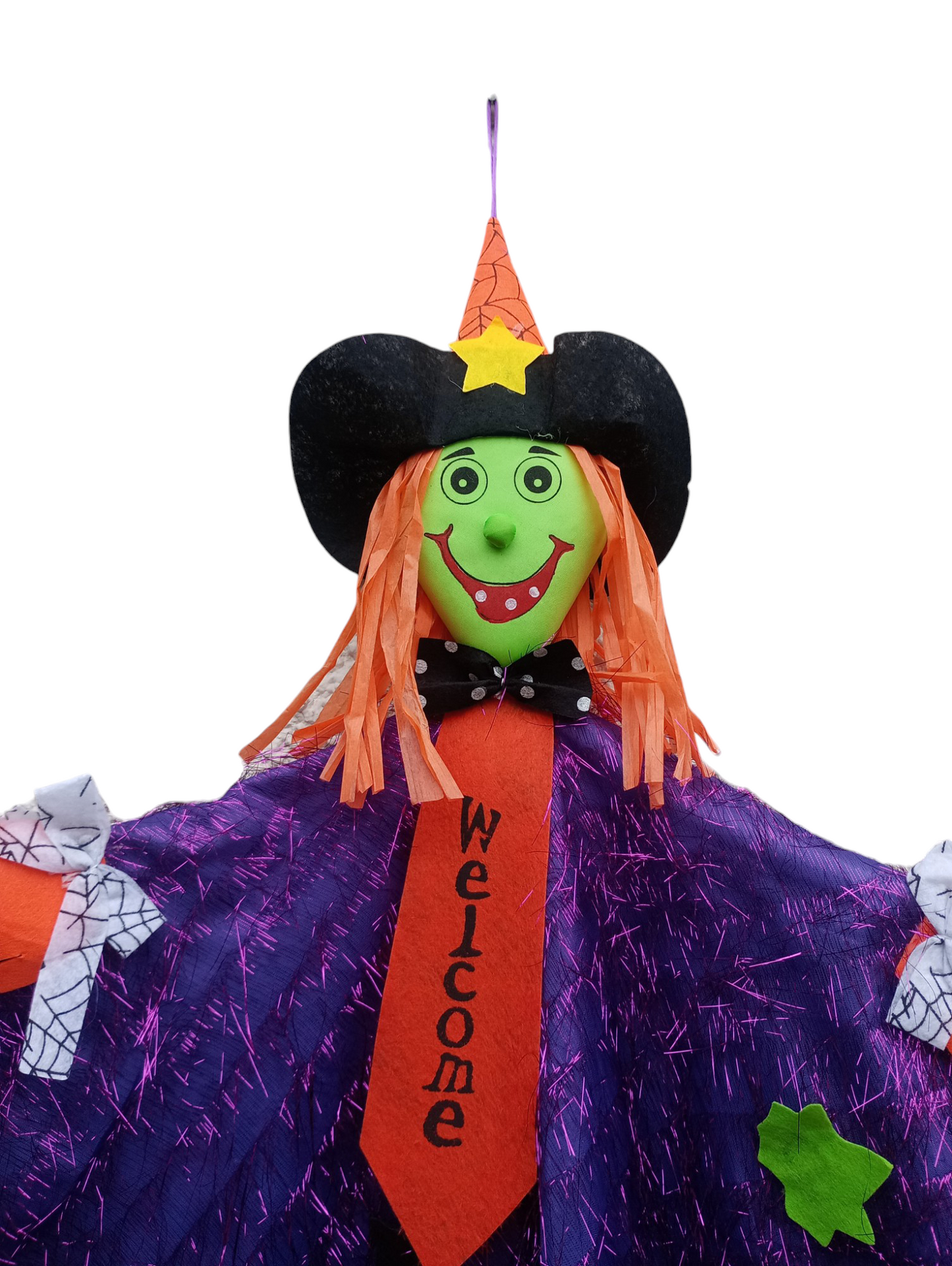 Decoracion Halloween Colgante Fantasma Bruja Calabaza 85cm