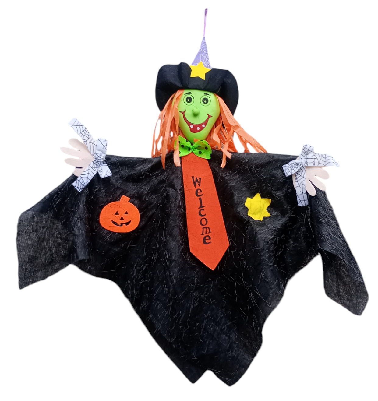 Decoracion Halloween Colgante Fantasma Bruja Calabaza 85cm