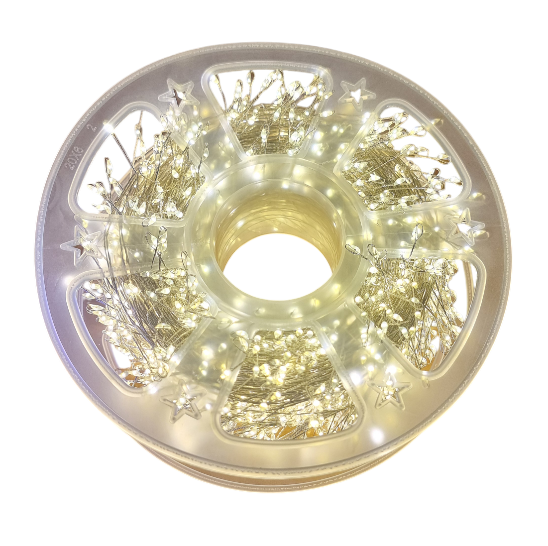 Rollo Guirnalda Hada Tipo Espiga Led 100 Metros 2500 Luces Color Calido Eventos Boda Navidad Luces Led