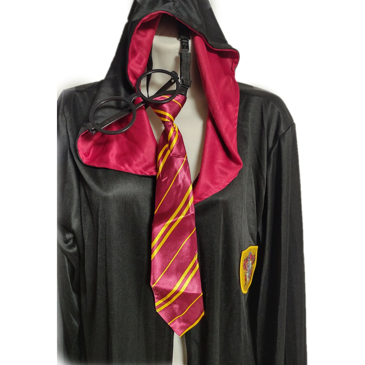 Disfraz Harry Potter Niño Tunica Corbatín Lente Gryffindor Halloween Tallas 4 a 14