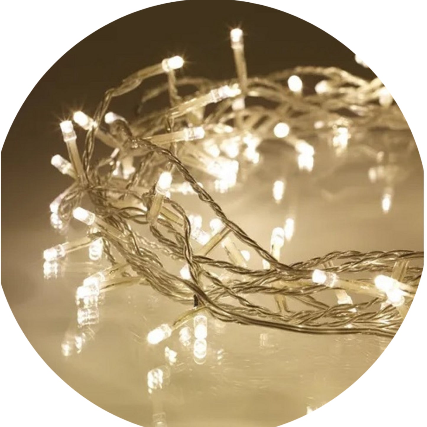 Cascada Led BLANCO CALIDO 300 Luces Cubren 5.4 Mts Decoracion Eventos Navidad Boda