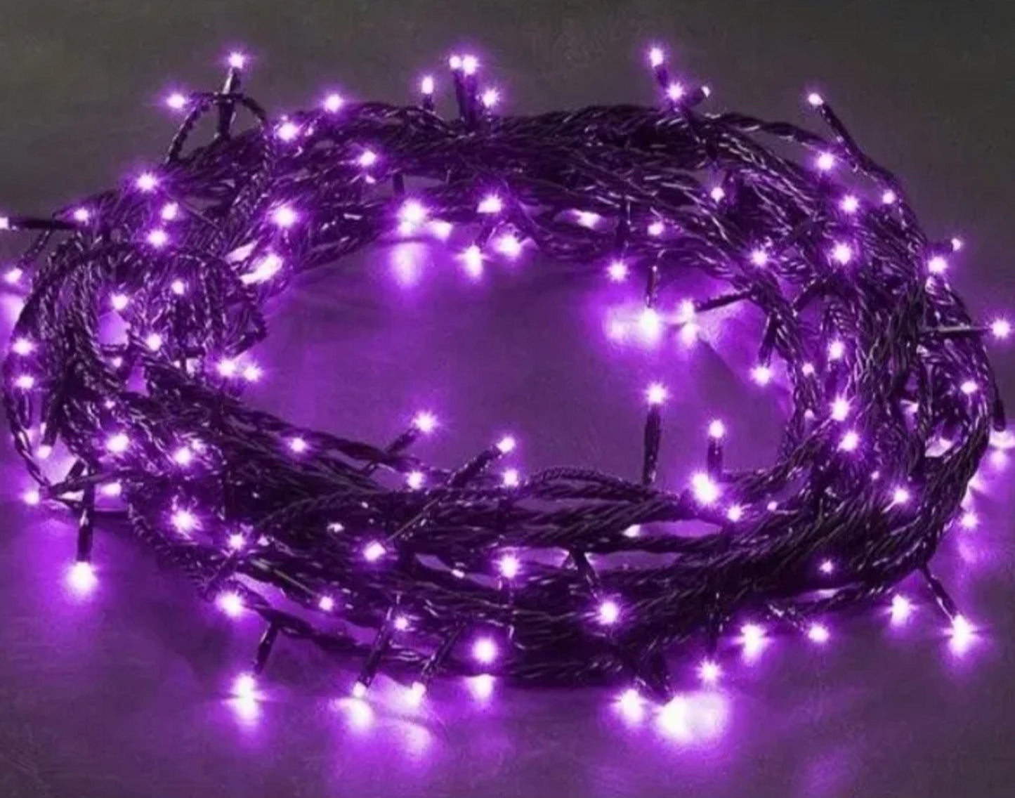 Luces Guirnalda Led LILA 500 Luces 30 Metros Eventos Pascua