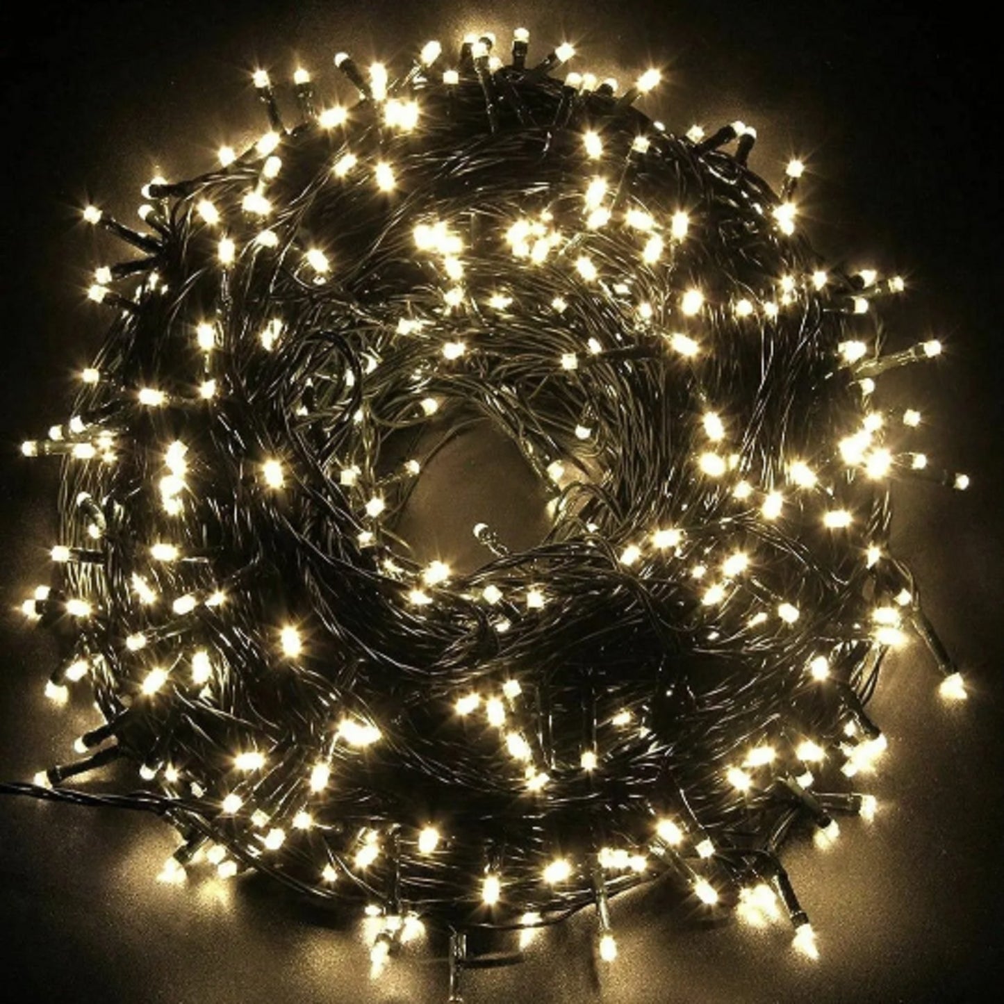 Luces Guirnalda Led BLANCO CALIDO 500 Luces 30 Metros Eventos Pascua
