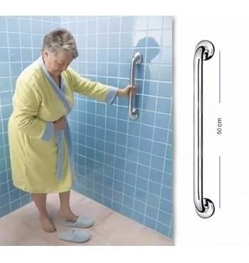 Barra Seguridad 50 CM Baño Acero Inoxidable Manilla de Seguridad
