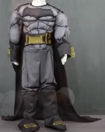 Disfraz Batman Niño Incluye Mascara Traje Musculoso