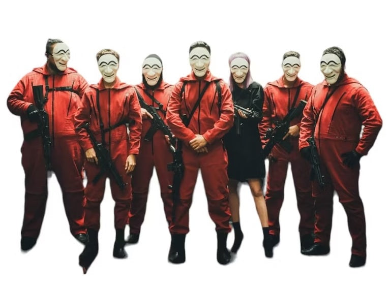 Disfraz Niño Casa De Papel Incluye Mascara Tallas 4 A 14 Halloween Eventos Fiestas