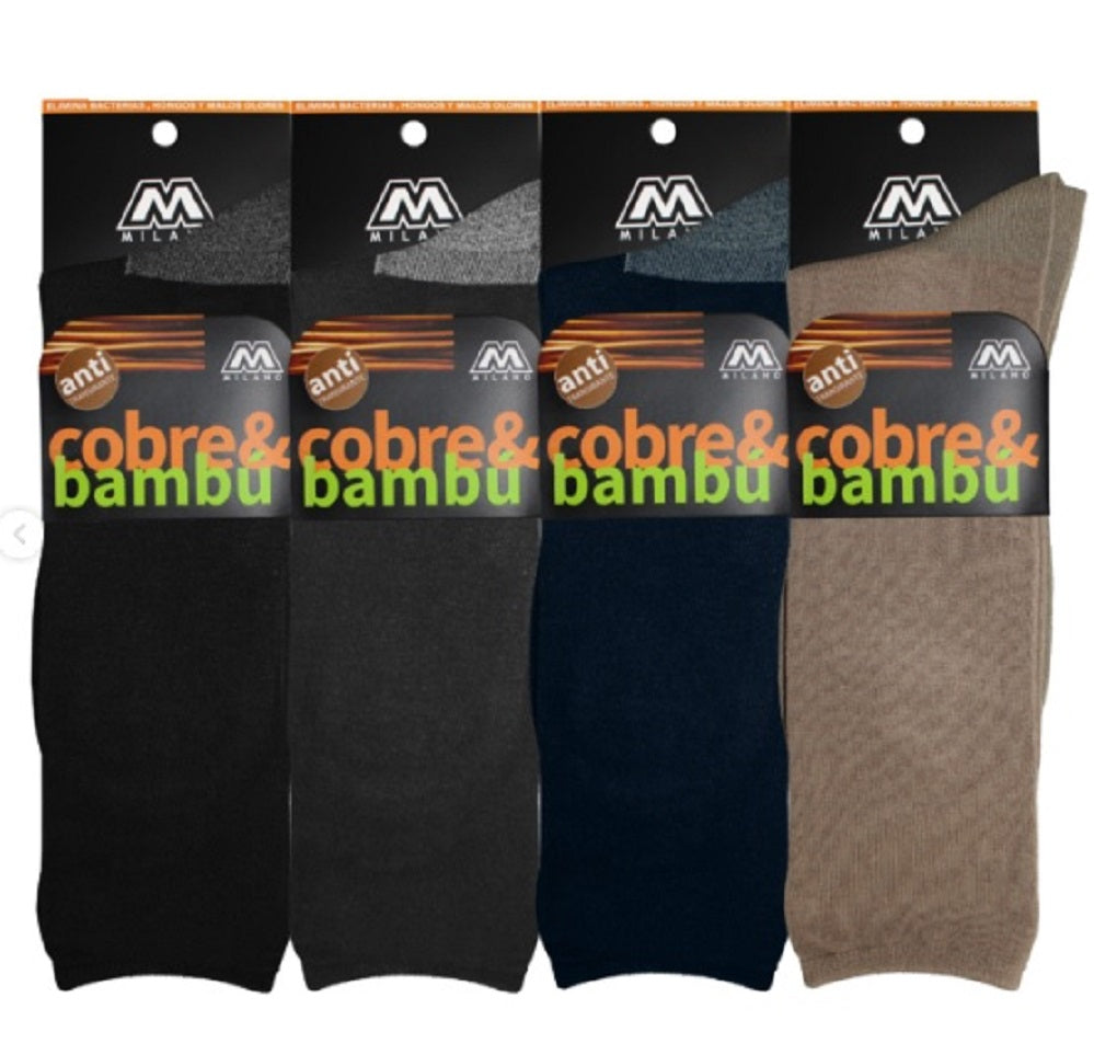 Calcetines Cobre Pack 12 Unid. Diabéticos