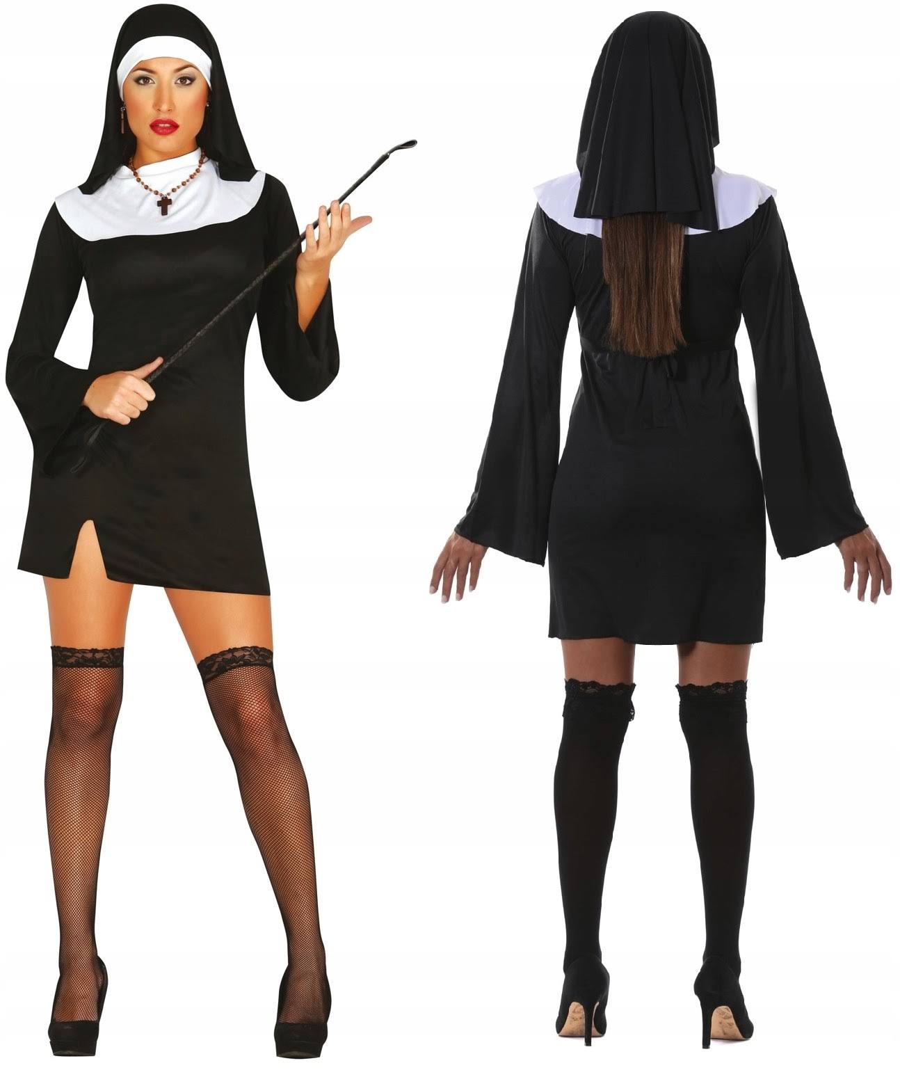 Monja Sexy Disfraz La Monja Incluye Tunica Cruz Y Cofia Halloween