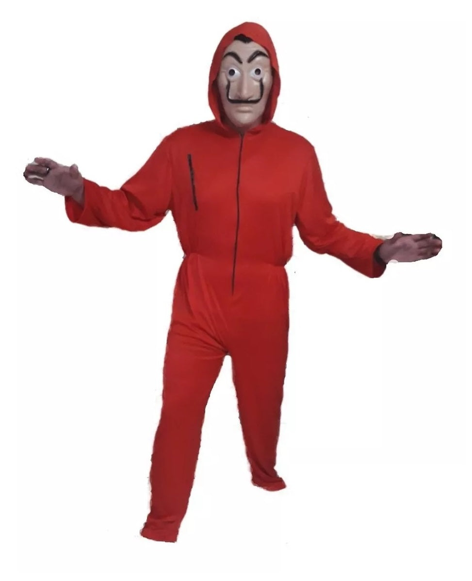 Disfraz Niño Casa De Papel Incluye Mascara Tallas 4 A 14 Halloween Eventos Fiestas