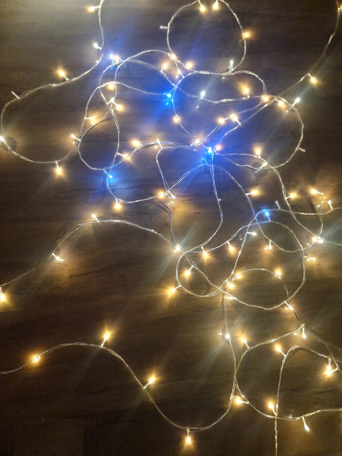 Rollo Guirnalda Led 100 Metros CALIDO DESTELLO BLANCO FRIO  Eventos Boda Navidad Luces Led