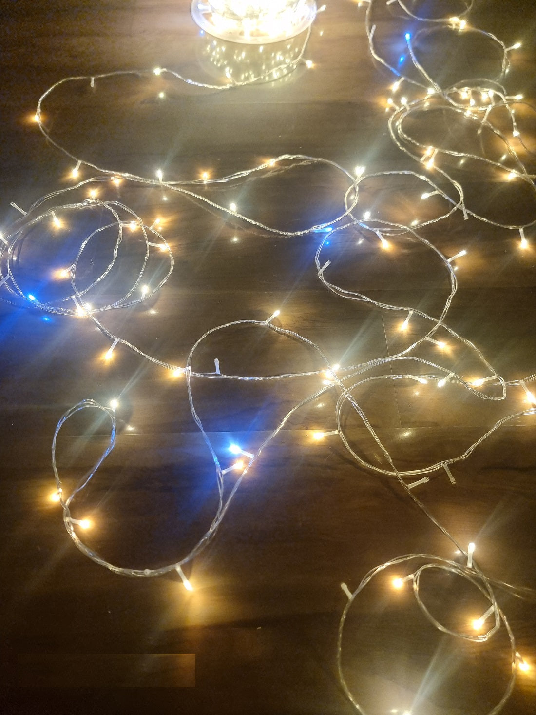 Rollo Guirnalda Led 100 Metros CALIDO DESTELLO BLANCO FRIO  Eventos Boda Navidad Luces Led
