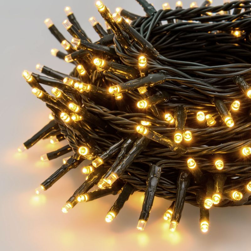 Luces Guirnalda Led CALIDO 600 Arbol de Pascua Eventos Navidad