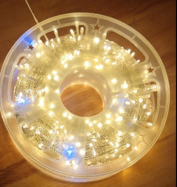 Rollo Guirnalda Led 100 Metros CALIDO DESTELLO BLANCO FRIO  Eventos Boda Navidad Luces Led
