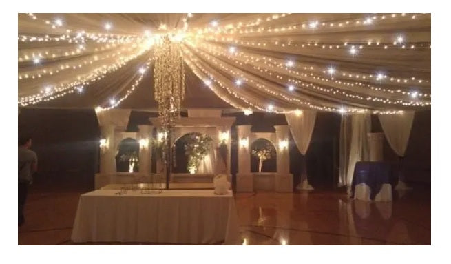 Rollo Guirnalda Led 100 Metros CALIDO DESTELLO BLANCO FRIO  Eventos Boda Navidad Luces Led