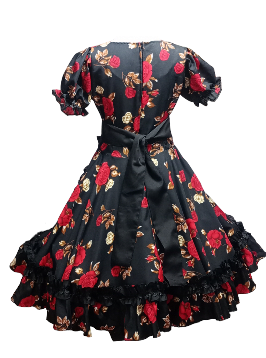 Vestido Huasa Niñas Talla  12 Juvenil Varios Diseños