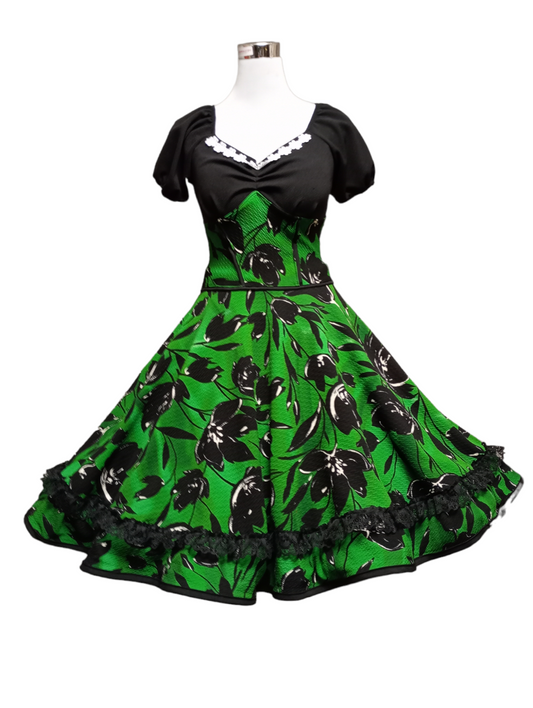 Vestido Huasa China Tela Sofia Mujer Adulto Solo Talla  M  OFERTA