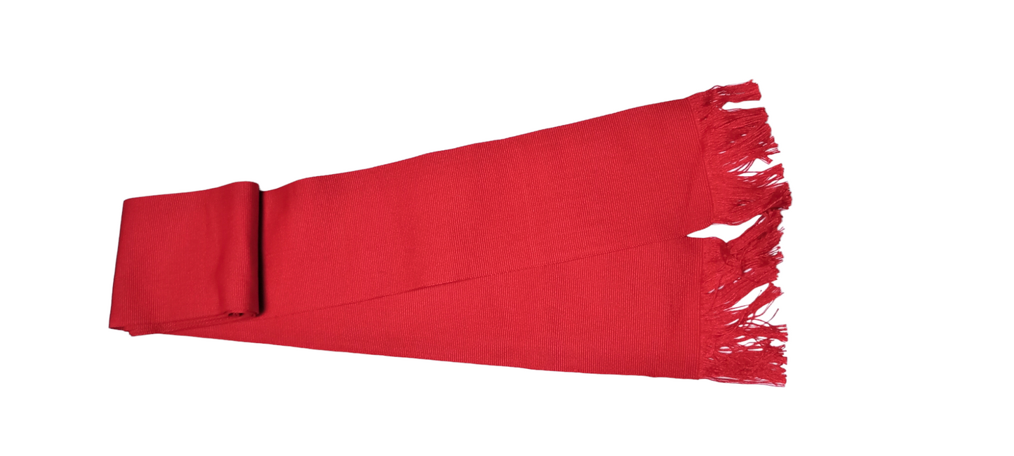 Faja Roja Huaso Bailes Tipicos Infantil Juvenil 200 cm (2Metros) X 10 CM