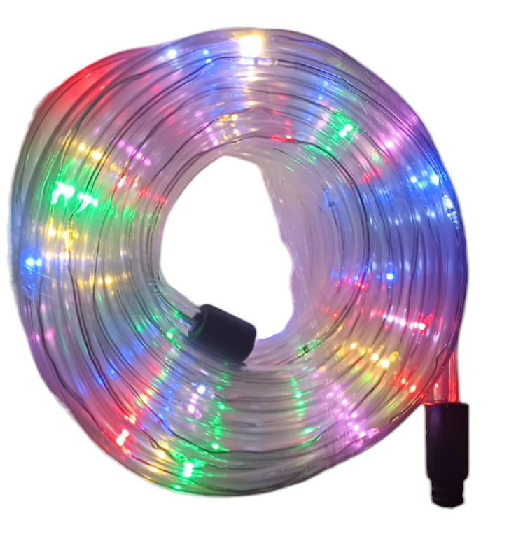 Manguera Solar LEd 10 Metros Solar Luces Led Multicolor Decoracion Navideña