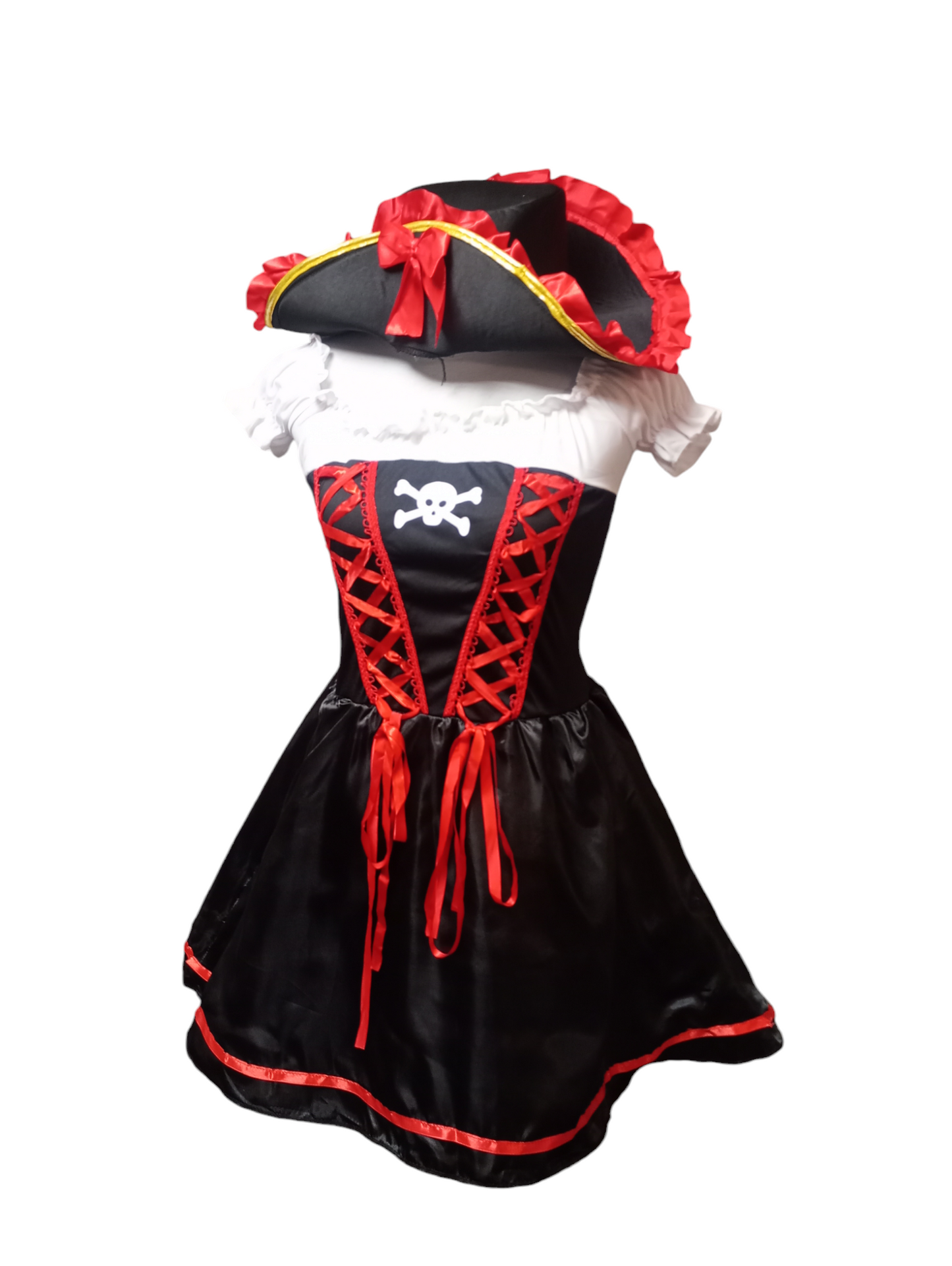 Disfraz Pirata Mujer Juvenil Adulto Tallas S a XL, Halloween, Eventos Fiestas, Cosplay