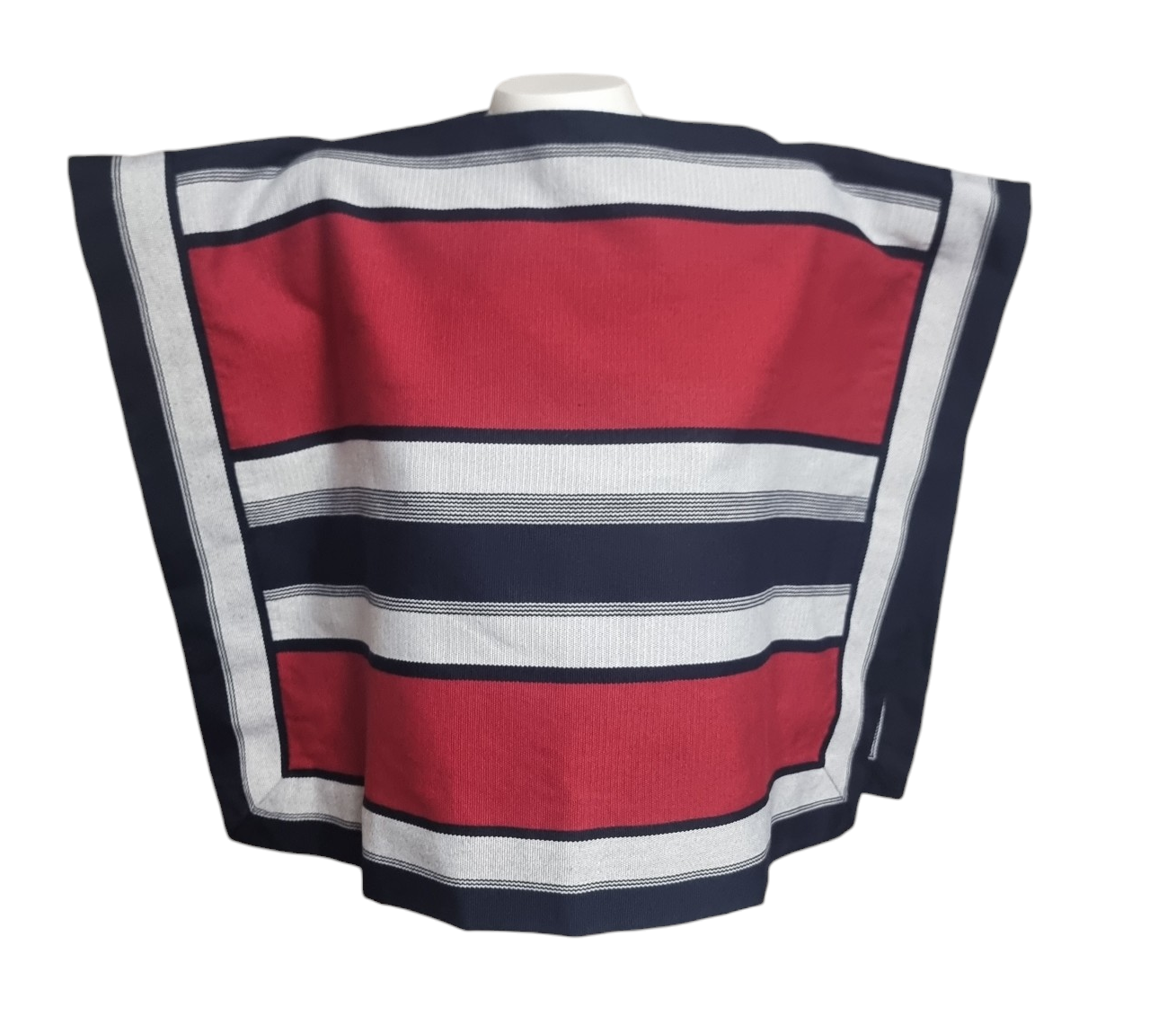 Manta Huaso Cueca Niño Juvenil 100 Cm X 70 Cm Niños Hasta 1.40 Cm Altura
