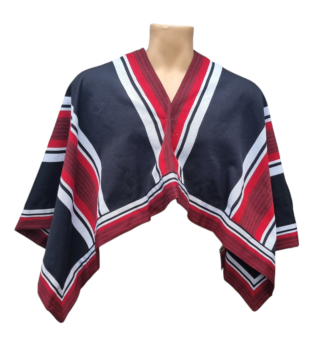 Manta Huaso Baile Cueca Poncho Juvenil Oferta Buena Calidad Estatura 155 a 180