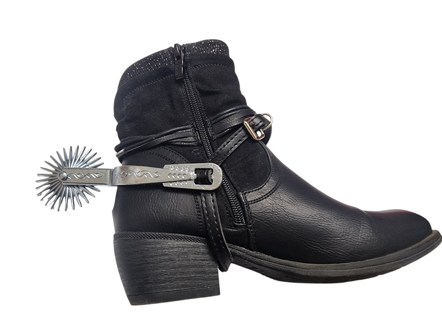 Espuela HuasoChilena  Juvenil Adulto Espuelas Metalicas Con  Diseño Zapatos Talla 37 al 43
