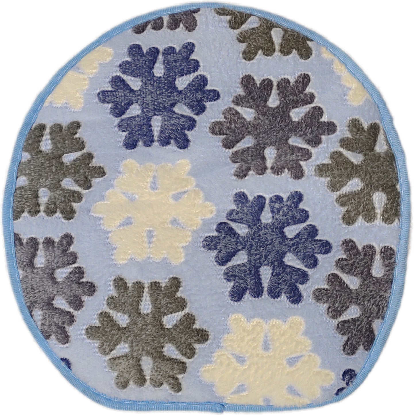Set de Baño Geometrico  3 Piezas Alfombra Shaggy Antideslizante Tapa Wc y U Pad