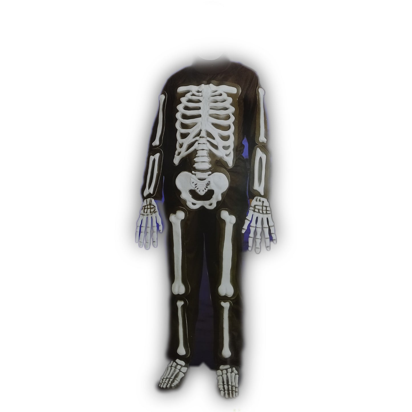 Disfraz Esqueleto Traje Huesos Engomados Niños Tallas 4 A 14 Halloween Eventos Cumpleaños Regalo