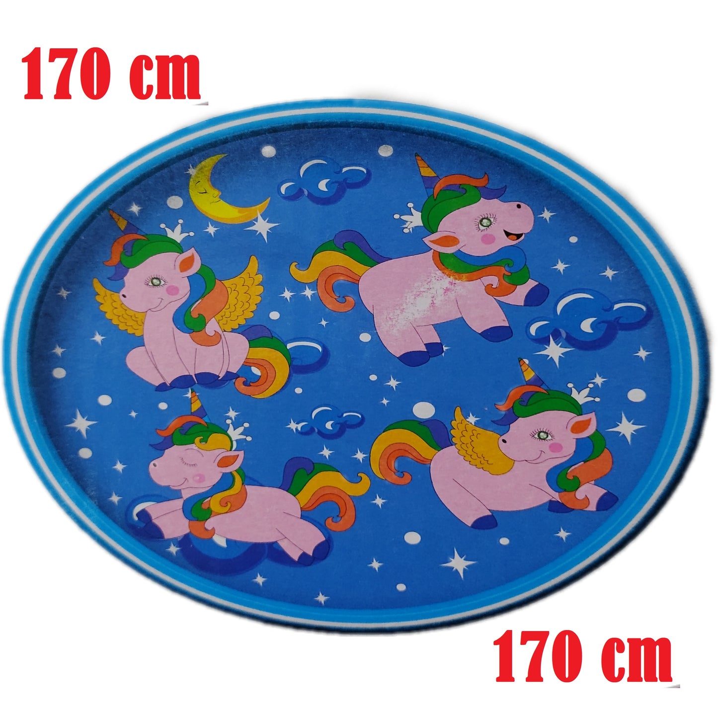 Alfombra Piscina Lanza Agua Rociador 170 Cm Niño Talla XL