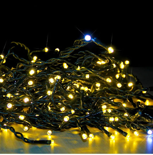 Luces Led Arbol Pascua Navidad 1000 Led Calido Mts Boda Eventos