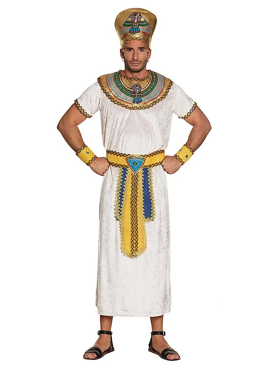 Disfraz Egipcio Faraon Adulto Tallas S-M y L-XL  Cosplay Halloween Egipcio